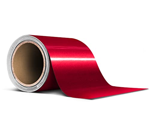 Metallic Red Tape Chrome Deletes 3 Inch Thick
