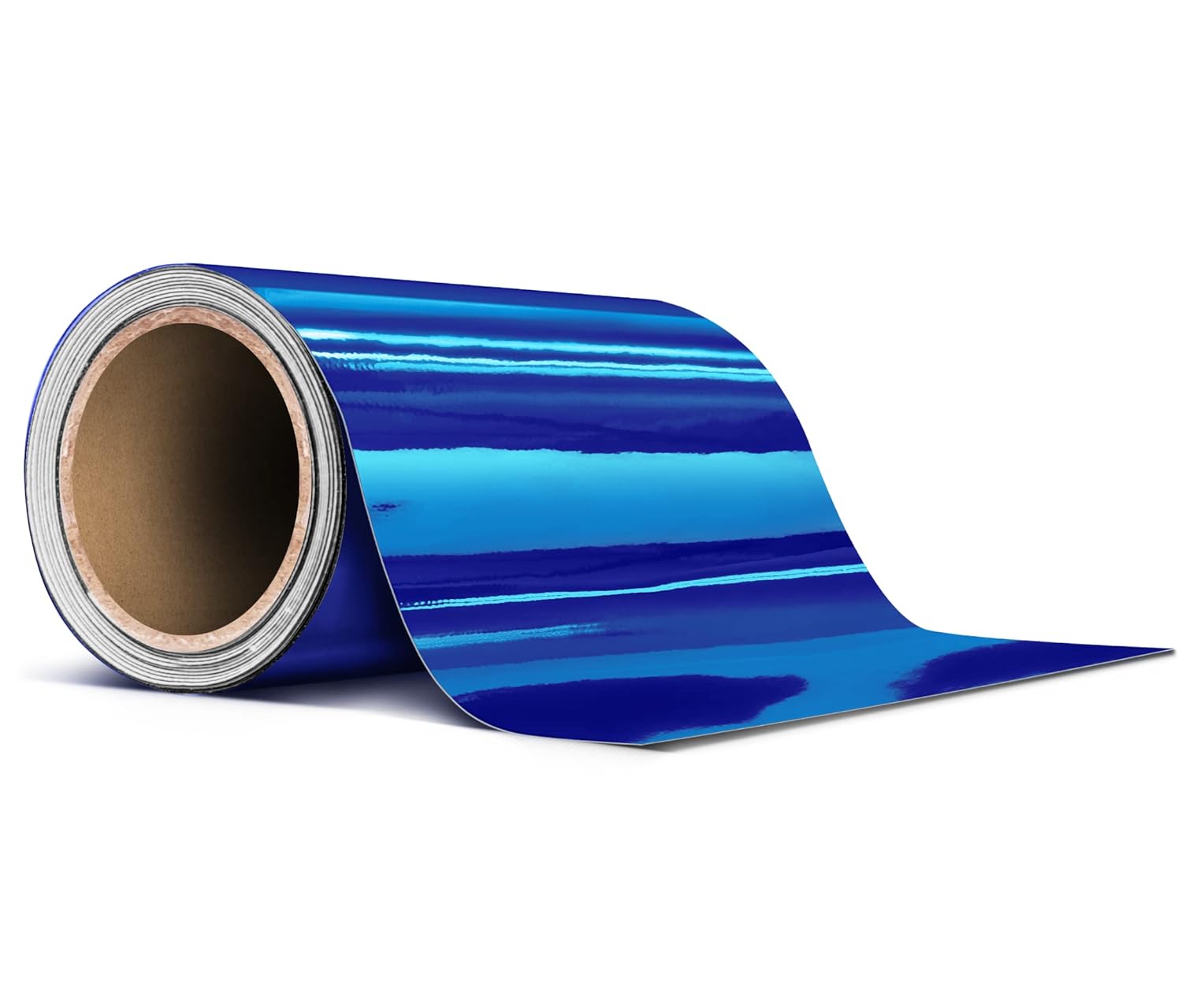 Blue Mirror Chrome Tape Roll 4 Inch Thick