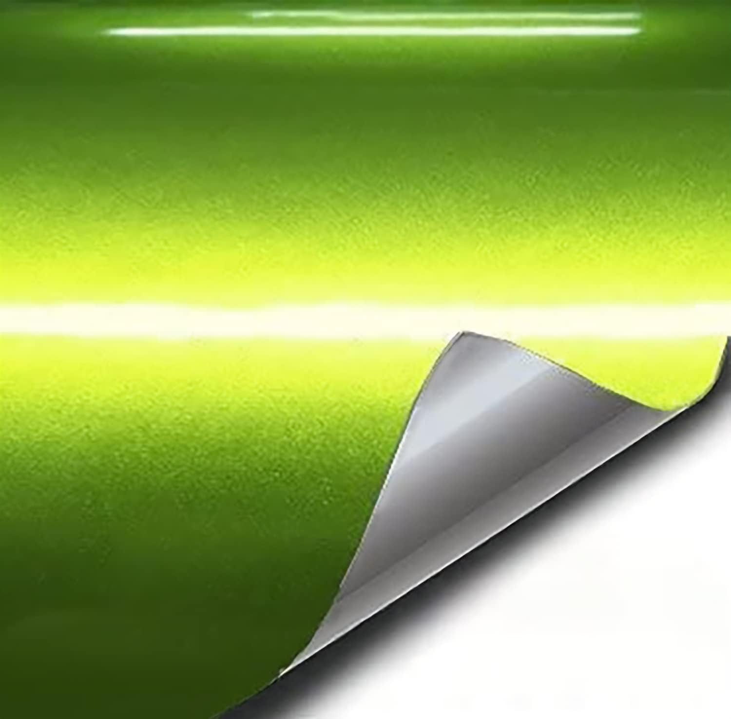 VViViD XPO Gloss Viper Lime Green Liquid Metal (17.75" x 5ft) - W.D - 0