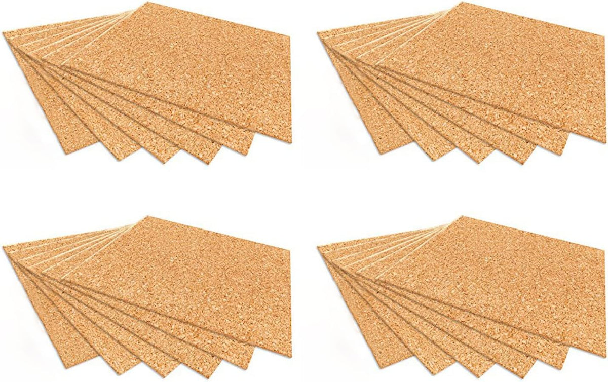 VViViD Natural Cork Board Adhesive Vinyl 9 Inch x 10 Inch Craft Sheets