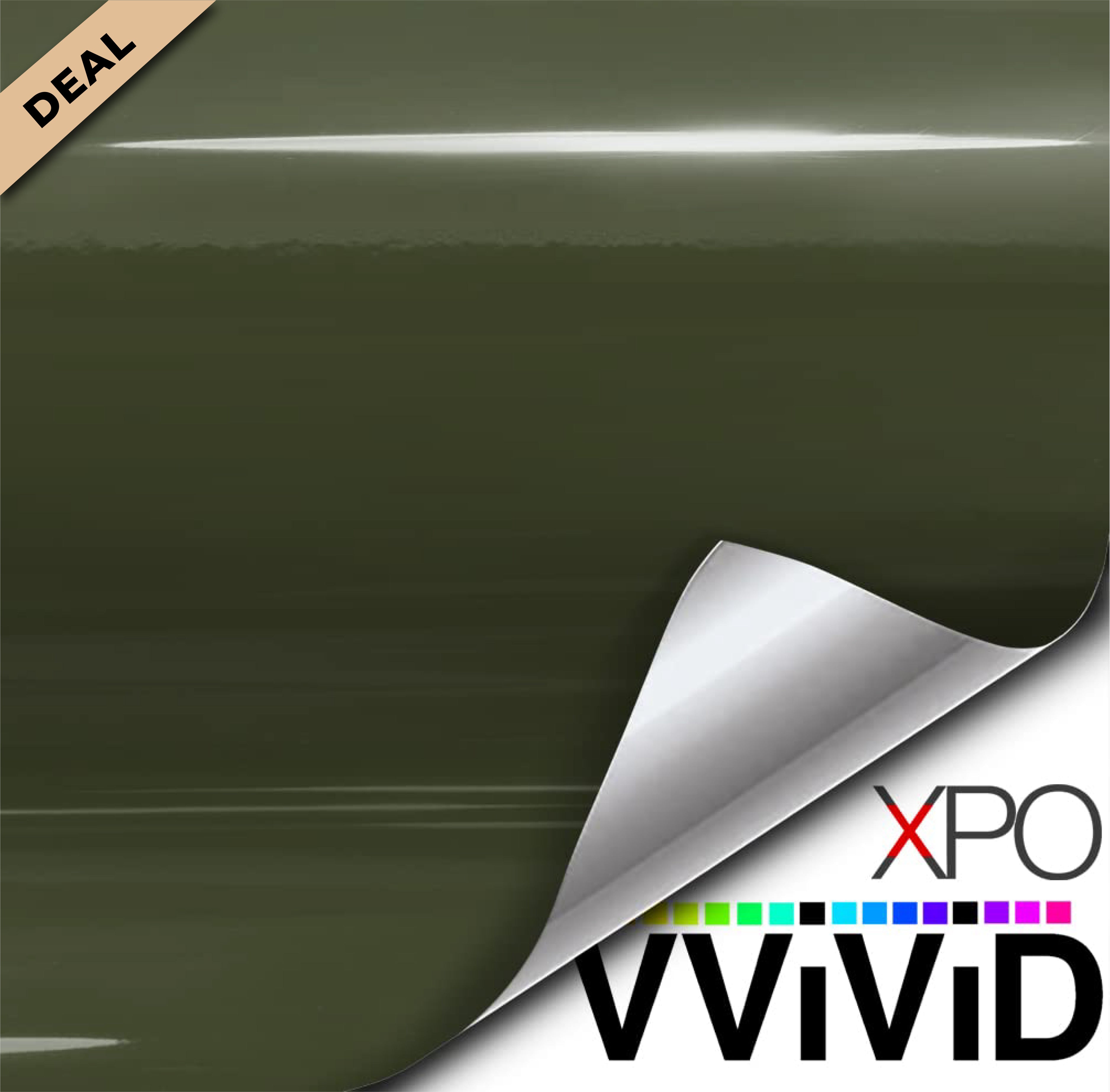 VViViD Fluorescent Green Gloss Vinyl Wrap (17.9 Inch x 48 Inch)