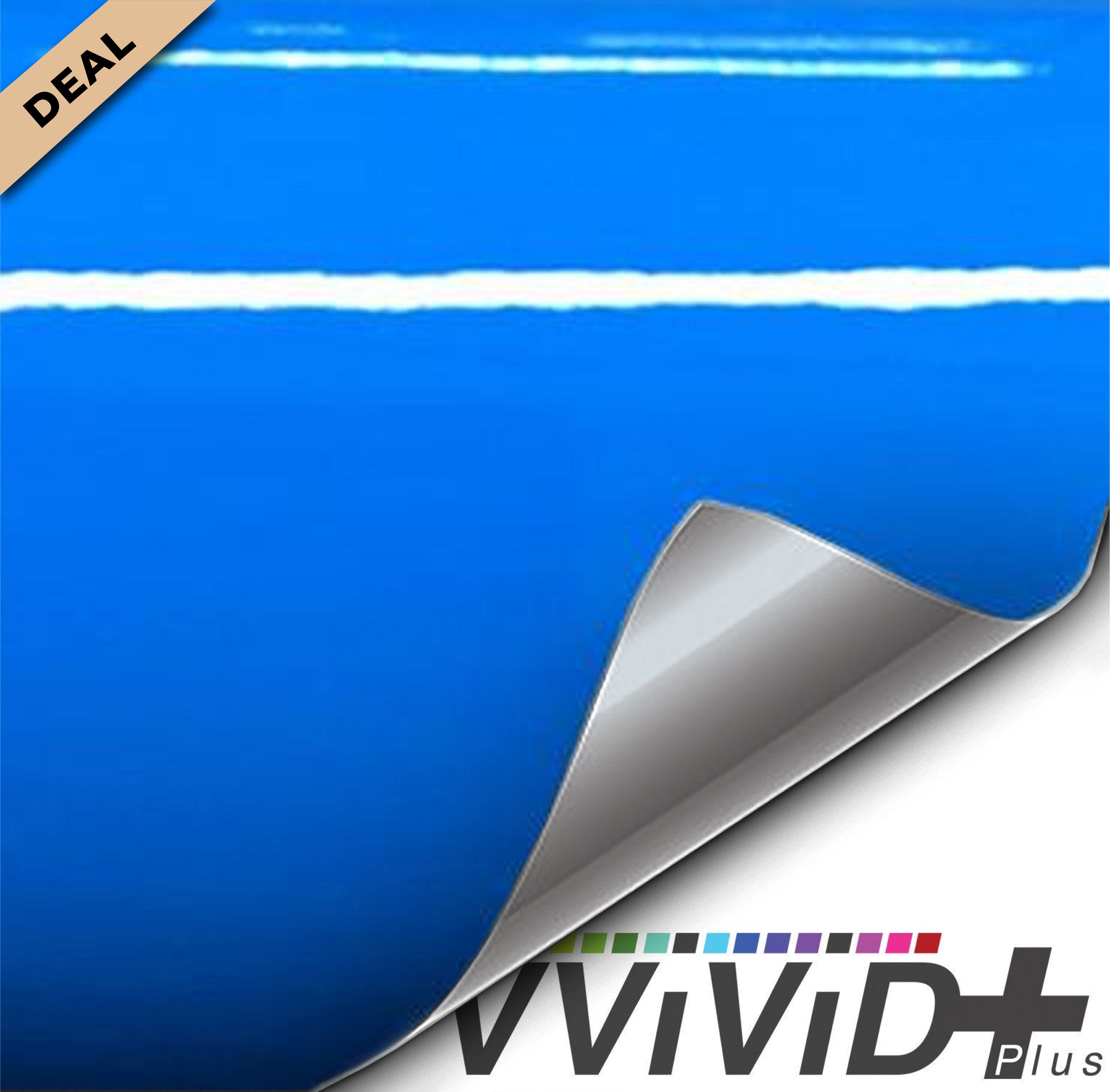 VViViD+ Gloss Smurf Blue (Riviera Porsche GT3 Blue) (10ft x 5ft) - W.D