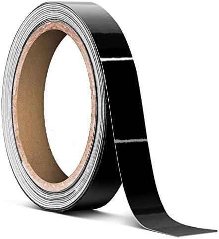 Gloss Black Tape for Chrome Deletes 1/2 Inch Thick
