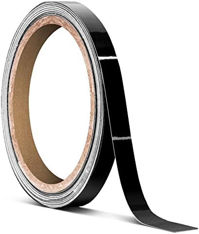 Gloss Black Tape for Chrome Deletes 1/4 Inch Thick