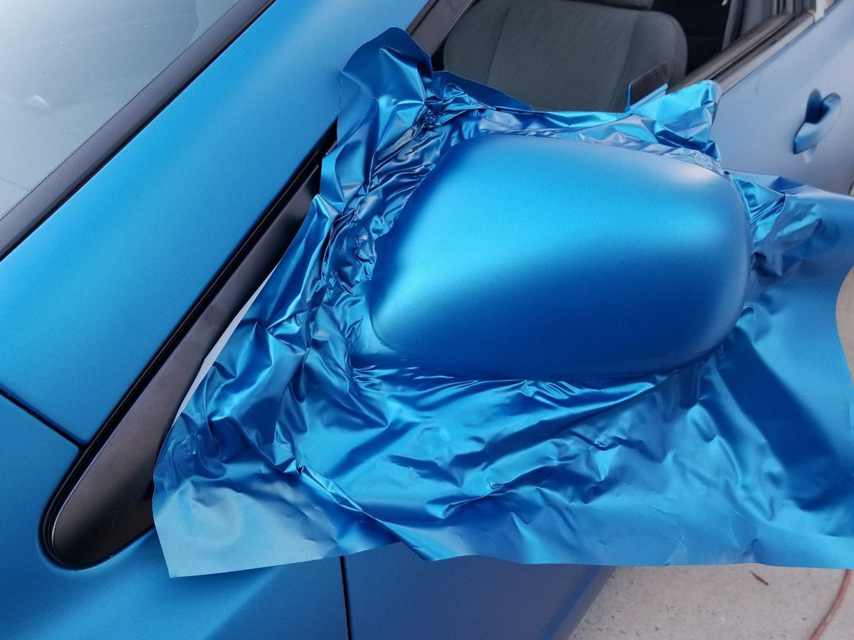 Matte Metallic Navy Blue 4ft x 5ft Car Wrap Vinyl Roll with Air Release
