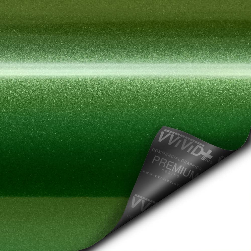Gloss Metallic Emerald Green Vinyl Wrap