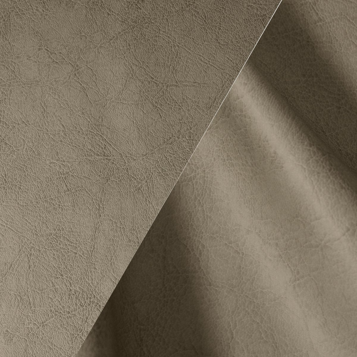 Bycast65 Grey Beige Matte Full-Grain Pattern Faux Leather Marine Vinyl Fabric - The VViViD Vinyl Wrap Shop