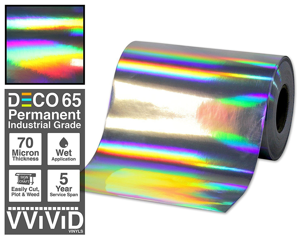 DECO65 Gloss Gold Chrome Permanent Craft Film