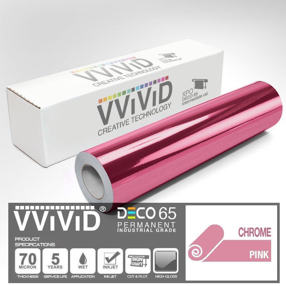 DECO65 Chrome Pink Permanent Craft Film - The VViViD Vinyl Wrap Shop