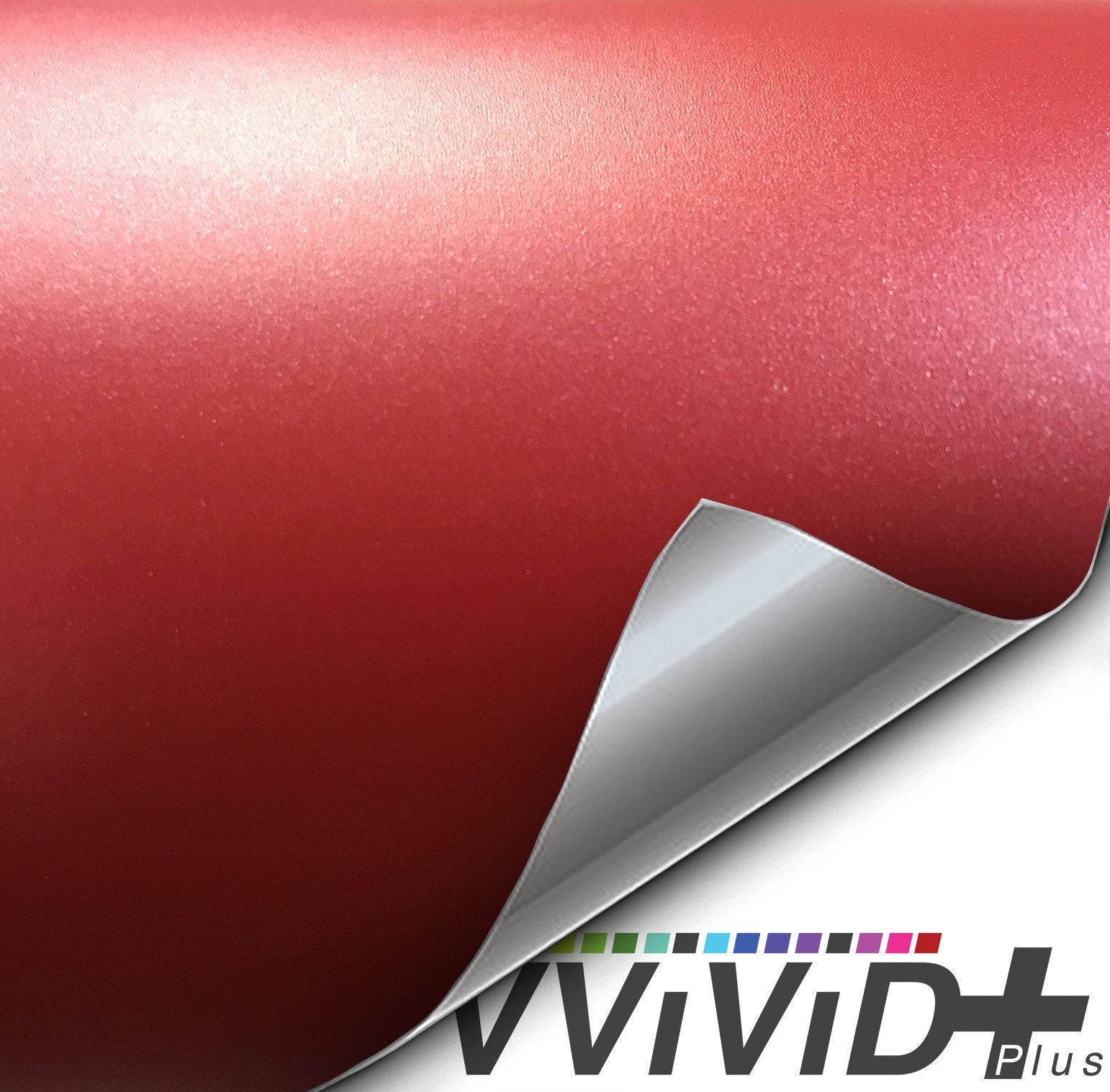 VViViD+ Matte Metallic Lava Red - The VViViD Vinyl Wrap Shop