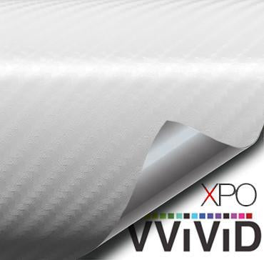 White True R Carbon Fiber - The VViViD Vinyl Wrap Shop