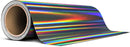 Black Holographic Lazer Chrome Tape Roll 12 Inch Thick