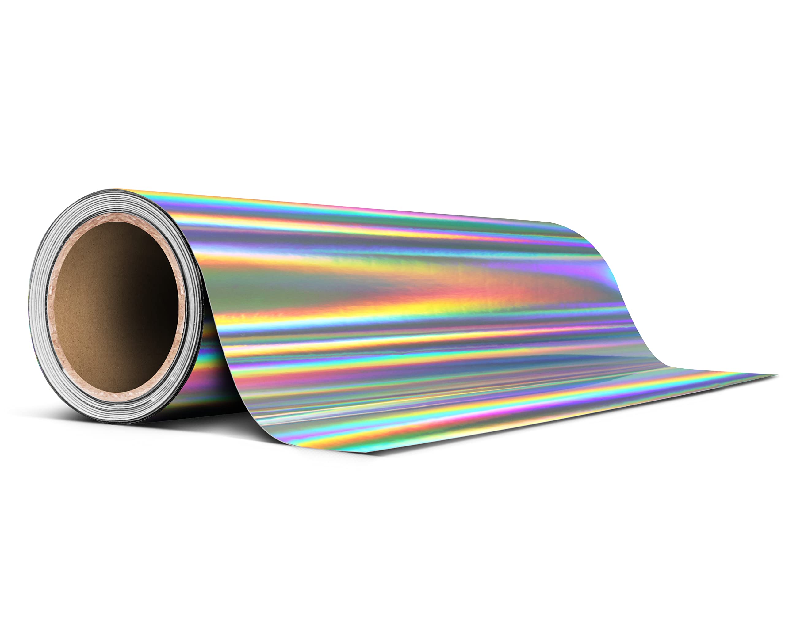 Silver Holographic Chrome Tape Roll 12 Inch Thick