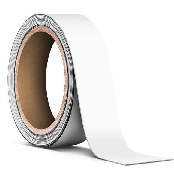 Matte White Tape Chrome Deletes 1 Inch Thick