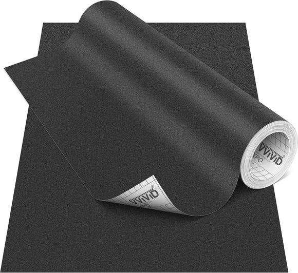 Deco65 Black Glitter Craft Vinyl