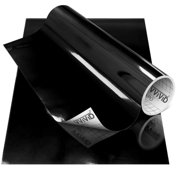 DECO65 Chrome Black Permanent Craft Film