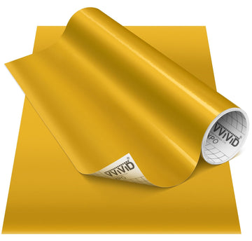 DECO65 Gloss Gold Metallic Permanent Craft Film