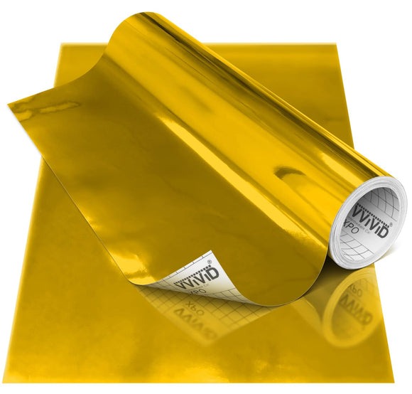 DECO65 Gloss Gold Chrome Permanent Craft Film