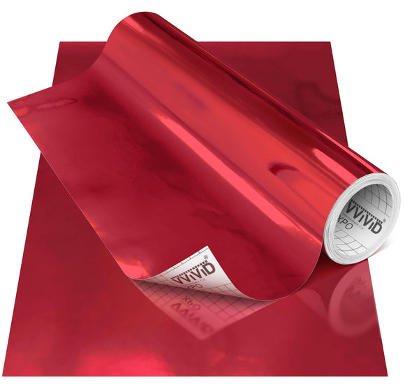 DECO65 Chrome Red Permanent Craft Film