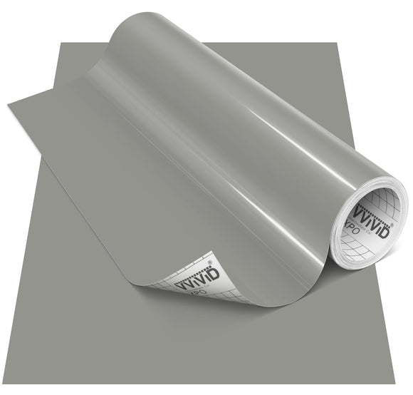 DECO65 Gloss Grey Permanent Craft Film