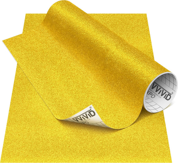 Deco65 Gold Glitter Craft Vinyl