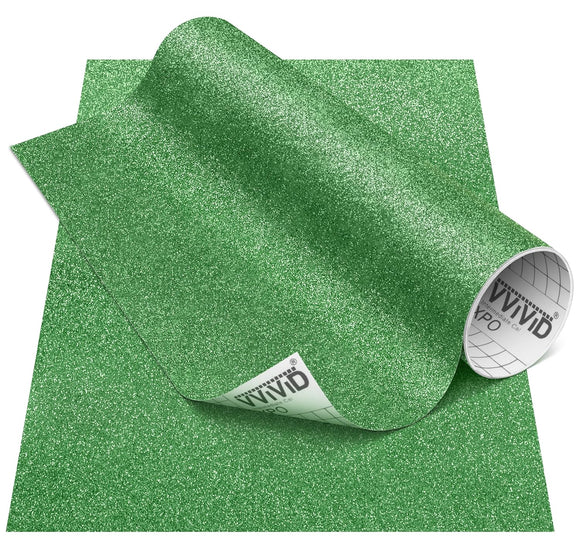 Deco65 Green Glitter Craft Vinyl