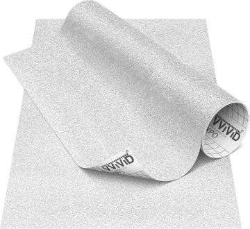 Deco65 Silver Glitter Craft Vinyl