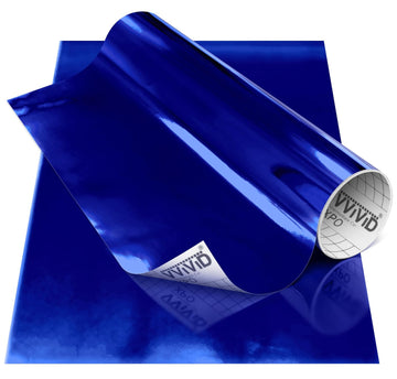 DECO65 Chrome Blue Permanent Craft Film