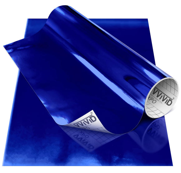 DECO65 Chrome Blue Permanent Craft Film