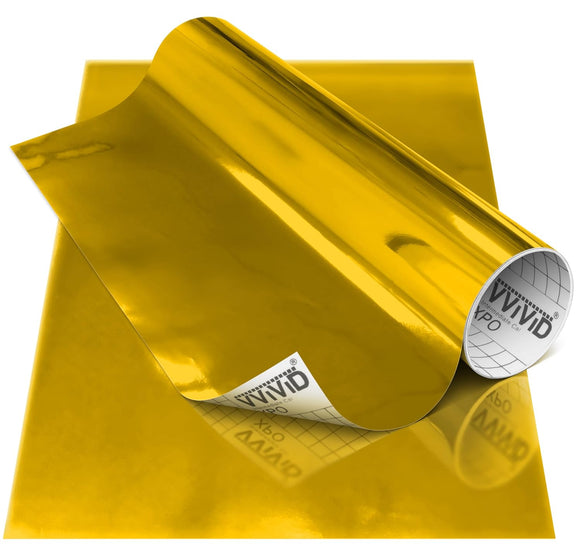 DECO65 Gloss Gold Chrome Permanent Craft Film
