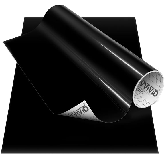 DECO65 Gloss Black Permanent Craft Film
