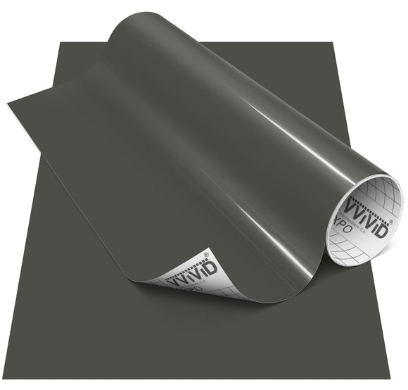 DECO65 Gloss Dark Grey Permanent Craft Film