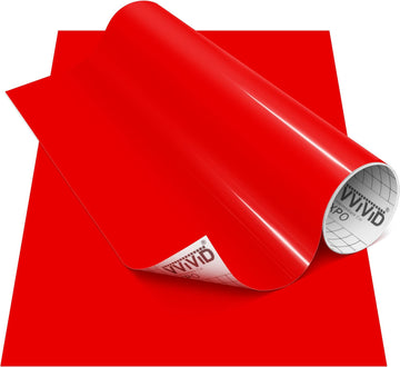DECO65 Gloss Red Permanent Craft Film