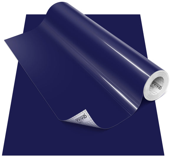 DECO65 Gloss Dark Blue Permanent Craft Film