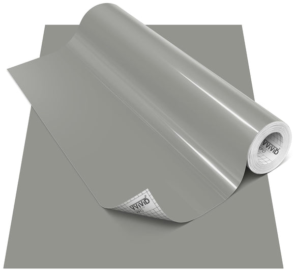 DECO65 Gloss Grey Permanent Craft Film