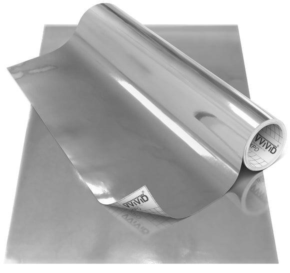 DECO65 Chrome Silver Permanent Craft Film
