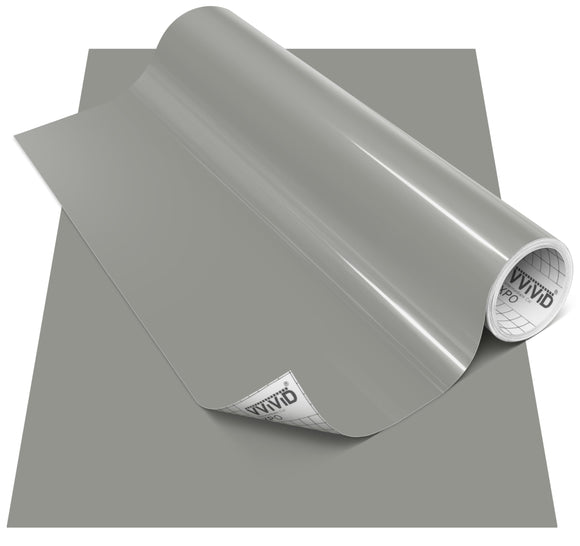DECO65 Gloss Grey Permanent Craft Film