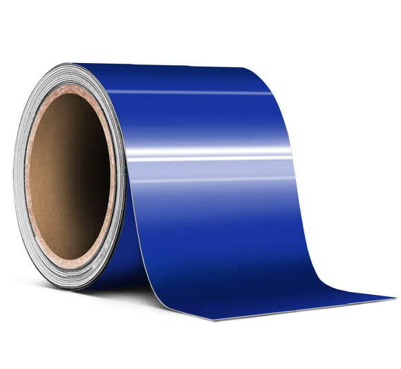 Gloss Navy Blue Tape Chrome Deletes 3 Inch Thick