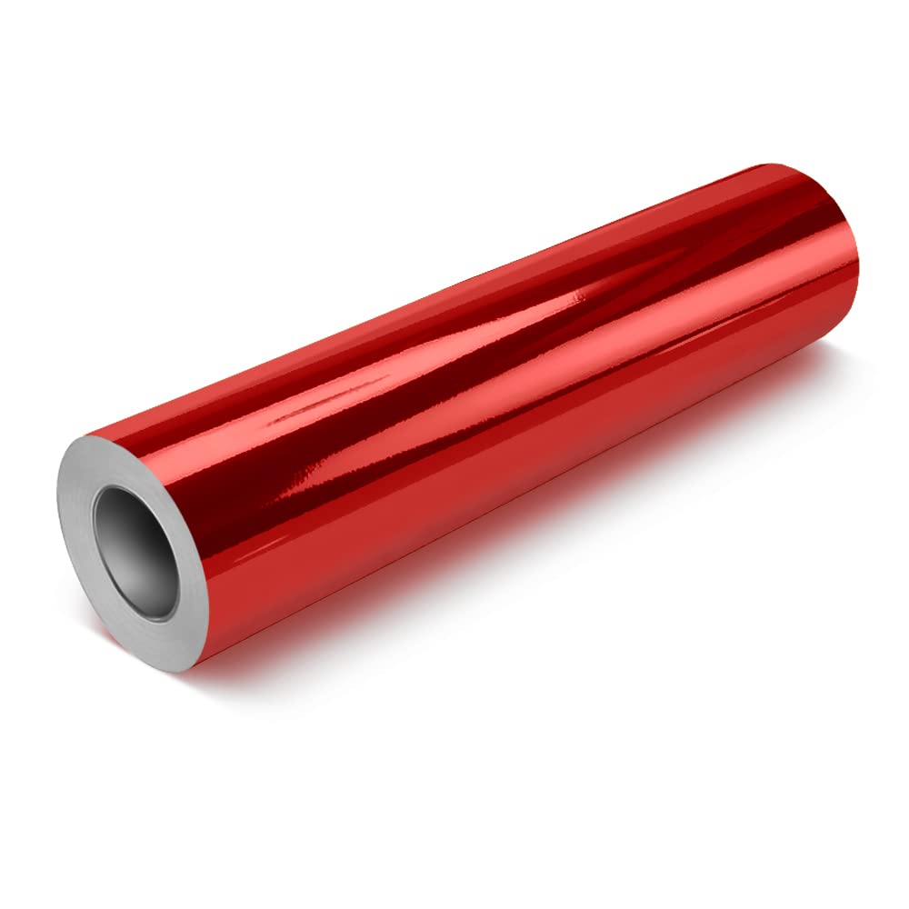 DECO65 Chrome Red Permanent Craft Film | VViViD Vinyl | The VViViD