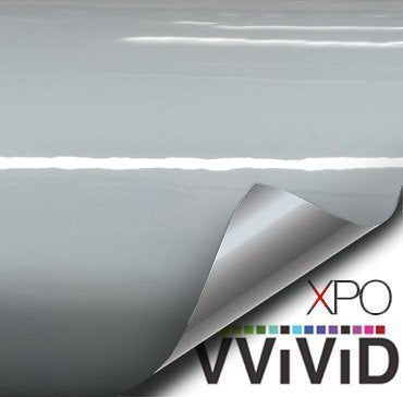 VVIVID XPO Gloss Elephant Grey Nardo Grey Vinyl Car Wrap Film DIY Decal (1ft x 5ft)