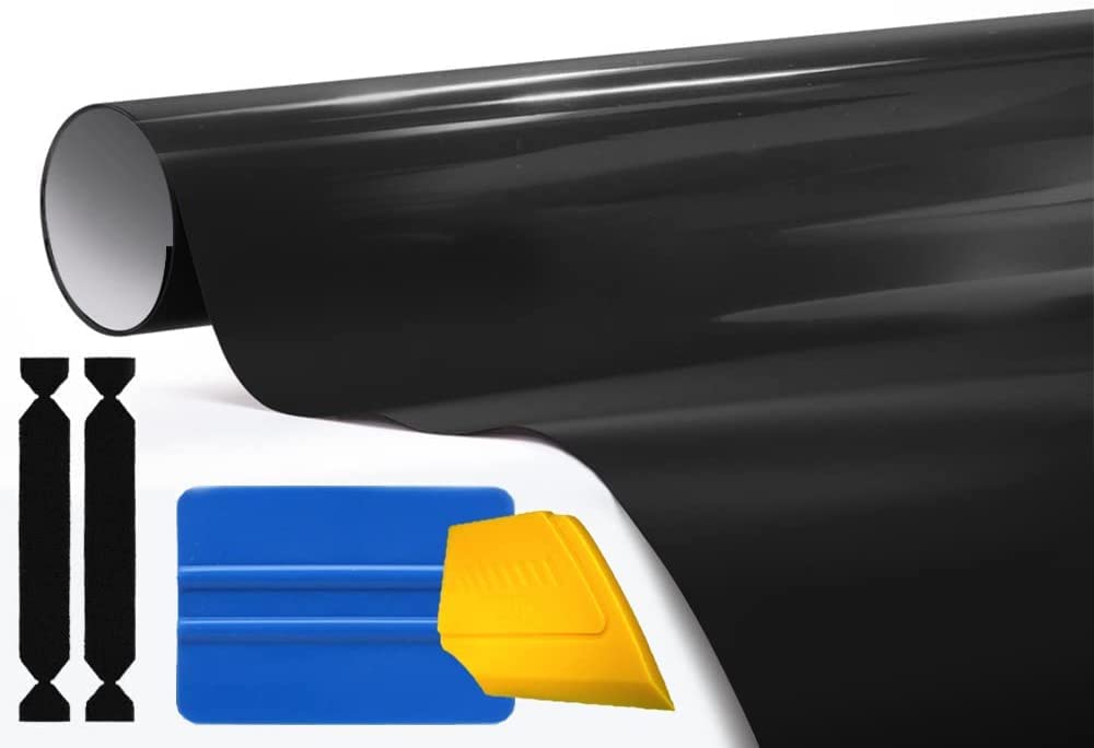 3M 1080 Gloss Black Air-Release Vinyl Wrap Roll with Toolkit (6ft x 4.9ft)