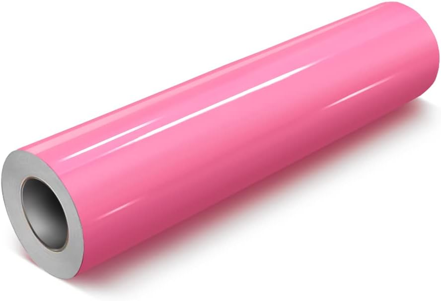 DECO65 Gloss Soft Pink Permanent Craft Film