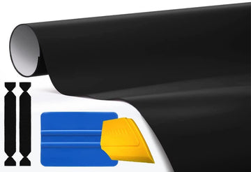 3M 1080 Satin Black Air-Release Vinyl Wrap Roll Including Toolkit (3ft x 5ft)