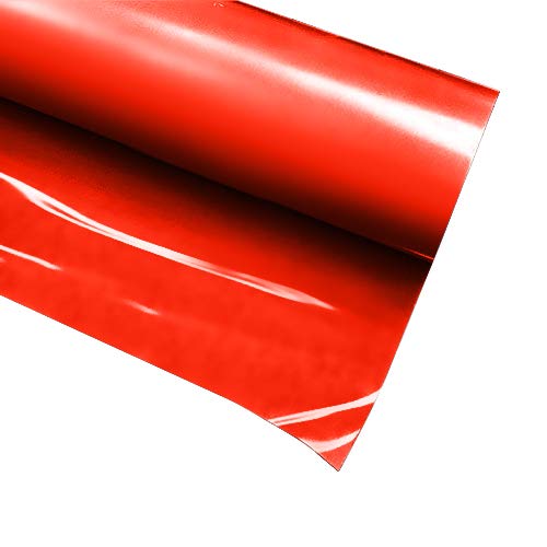 VVIVID+ Red Premium Line Heat Transfer Film for Silhouette, Cricut & Cameo (12 Inch x 120 Inch (10ft))