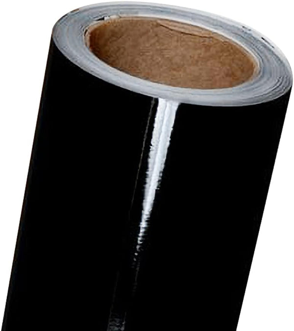 VViViD No-More Chrome Black Vinyl Overlay Wrap Black-Out Strips Roll DIY (High Gloss Black (40ft x 2 Inch Bulk Roll))