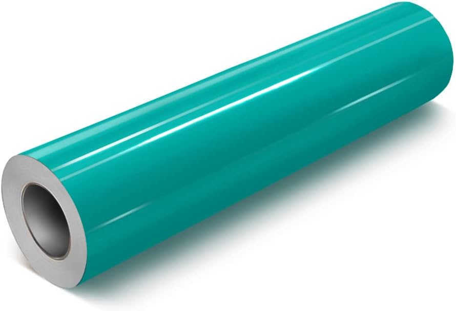 DECO65 Gloss Turquoise Permanent Craft Film