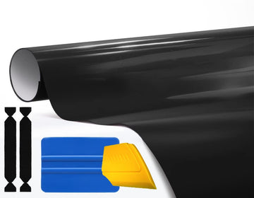3M 1080 Gloss Black Air-Release Vinyl Wrap Roll With Toolkit (4ft x 5ft)
