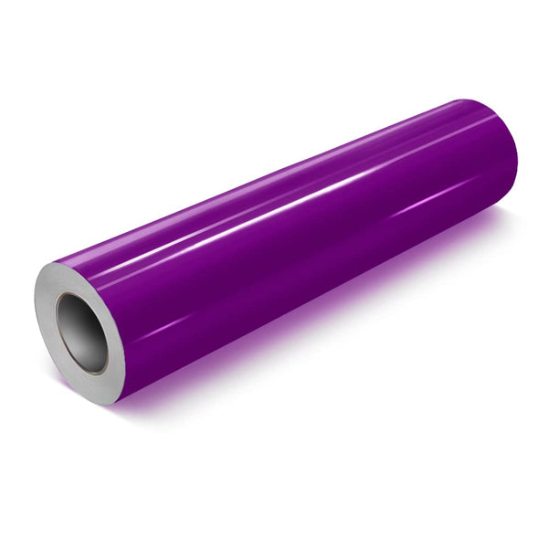 VViViD Violet Gloss 12 Inch x 84 Inch (7ft) DECO65 Permanent Adhesive Craft Vinyl for Cricut, Silhouette & Cameo