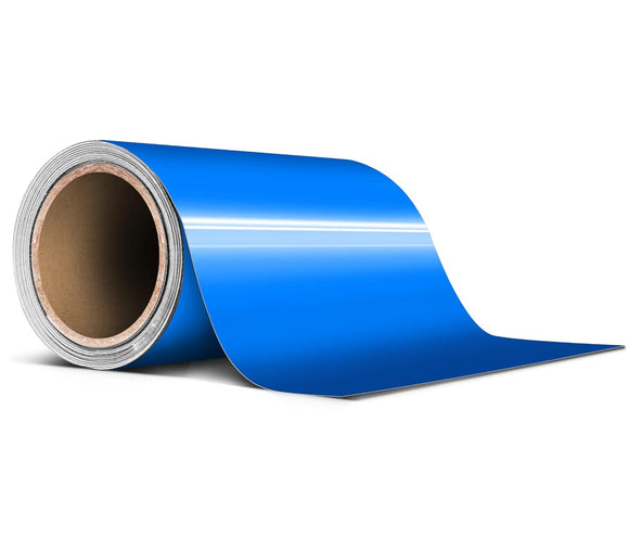 Gloss Smurf Blue Tape Chrome Deletes 4 Inch Thick