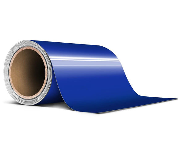 Gloss Navy Blue Tape Chrome Deletes 4 Inch Thick